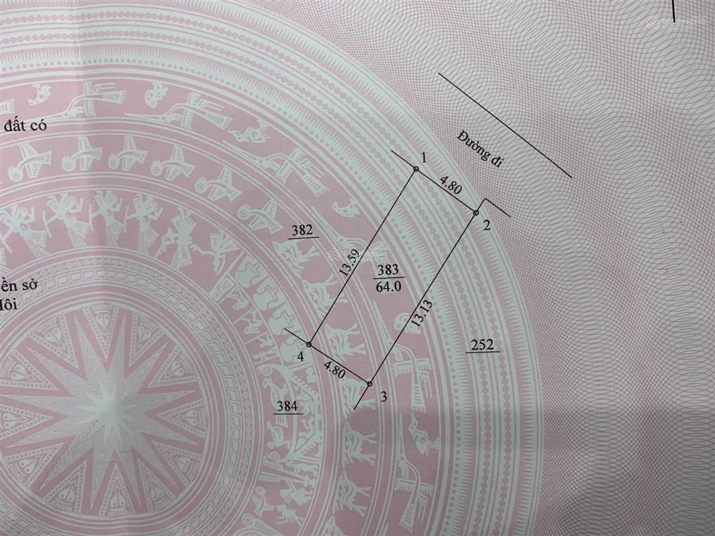 Chính chủ bán 64m kim sơn sơn tây.gần đường tỉnh 416 .đường 2 ô tô tránh nhau