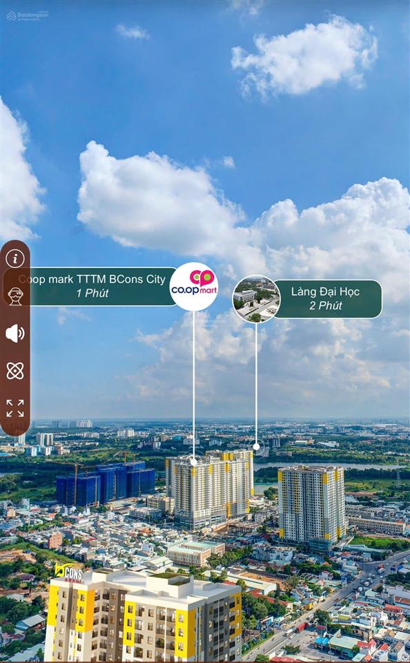 Nội bộ căn hộ 3 pn 2wc ngay khu đô thị bcons city khu làng đại học, tặng 2 chỉ vàng ký hdmb