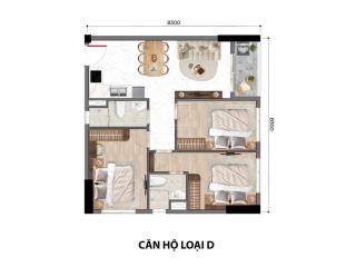 Bán căn hộ 3 phòng ngủ ngay cạnh khu đô thị bcons city khu làng đại học