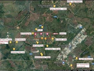 Hot hot! bán nhanh lô đất 100m2 giá tốt nhất dự án the diamond park mê linh hà nội