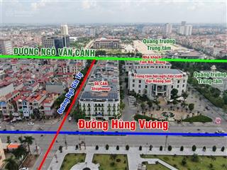 Bán shophouse 5 tầng đại hoàng sơn, phường ngô quyền tp bắc giang