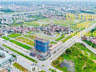 Hàng hiếm bán lô đất víp 119m2, mt 7m vỉa hè 9 mặt đường trường chinh 42m2, khu phía nam bắc giang