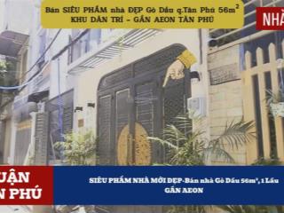 Siêu phẩm nhà mới đẹpbán nhà gò dầu 56m², 1lầu  gần aeon