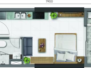 Bán nhanh căn studio daqua q8, tầng trung. giá 1,979 tỷ allin. nh hỗ trợ 7080%.  0931 322 ***