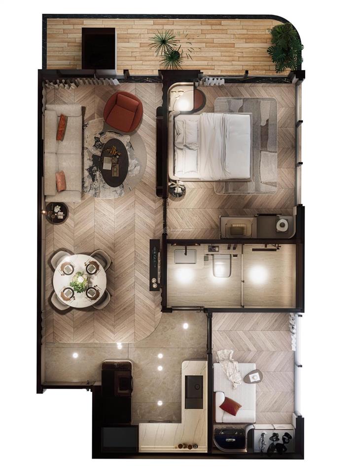 Độc quyền căn 1pn view sông hàn của the legend đà nẵng  tặng gói nội thất 300tr và gói an cư 150tr