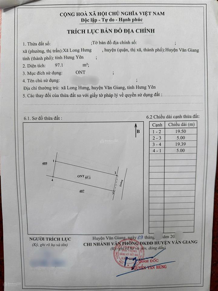 Bán 97,1m2 đường ô tô 7 chỗ thông hướng đông nam chỉ cách vòng xuyến vg và đường vđ3,5 vài trăm mét