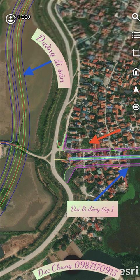 Bán 98m2 đất thị trấn tại văn giang, 15m ra mặt đường đại lộ đông tây 1, sát đô thị sinh thái 200ha