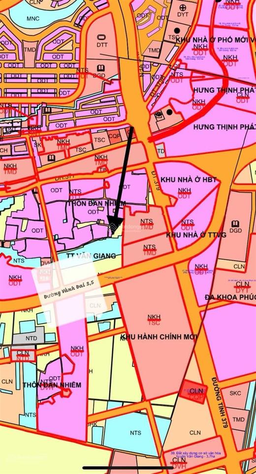 Bán 110m2 gần đường vành đai 3,5 sắp triển khai tại văn giang  hy bao quanh là các dự án lớn