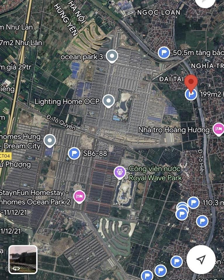 Bán 136,9m2 tại nghĩa trụ hưng yên gần ngay vđ3,5 và vinhomesoceanpark 3 mặt đường huyện kinh doanh