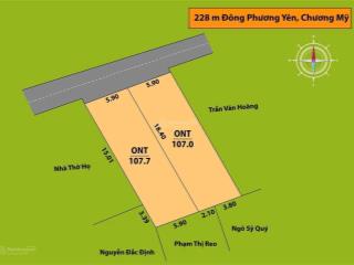 Chính chủ em bán lô 110m2, gần ql6, ô tô tải vào đất  thuộc đông phương yên