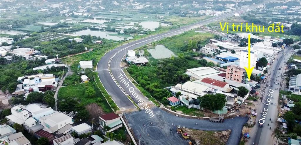 Cần bán đất mặt tiền chỉ 57tr/m2 tại ql50 xã đa phước bình chánh