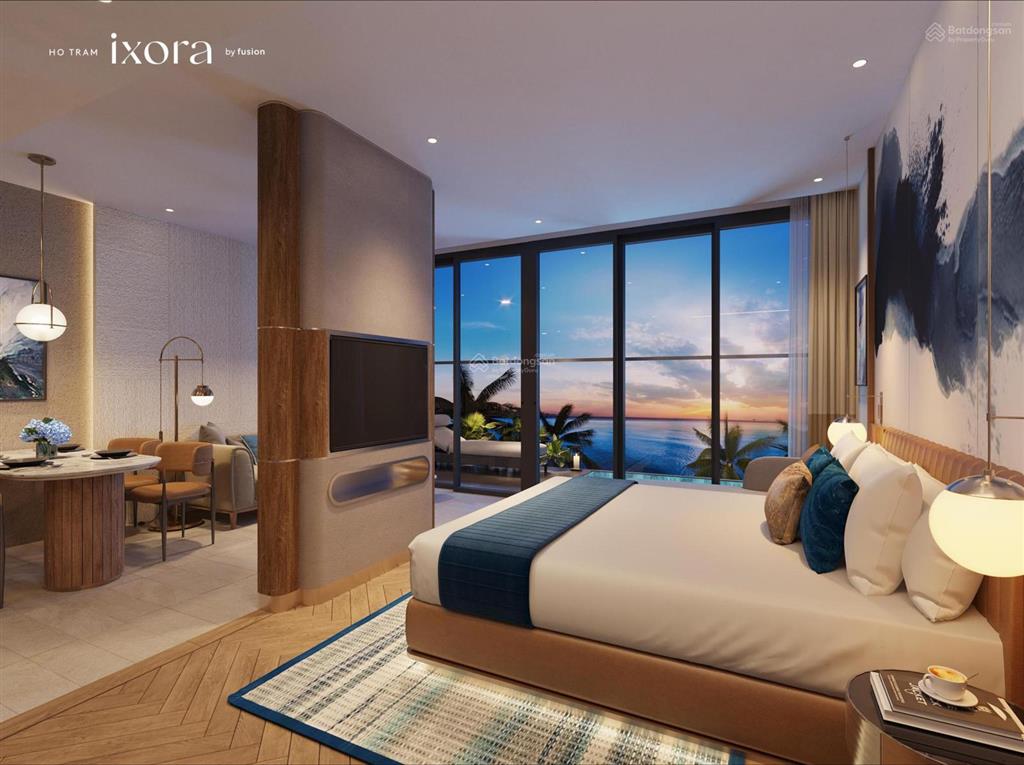 Căn hộ ixora hồ tràm by fusion 1pn/50m2 giá 3.1 tỷ full nội thất 5* view biển.  0919 733 ***