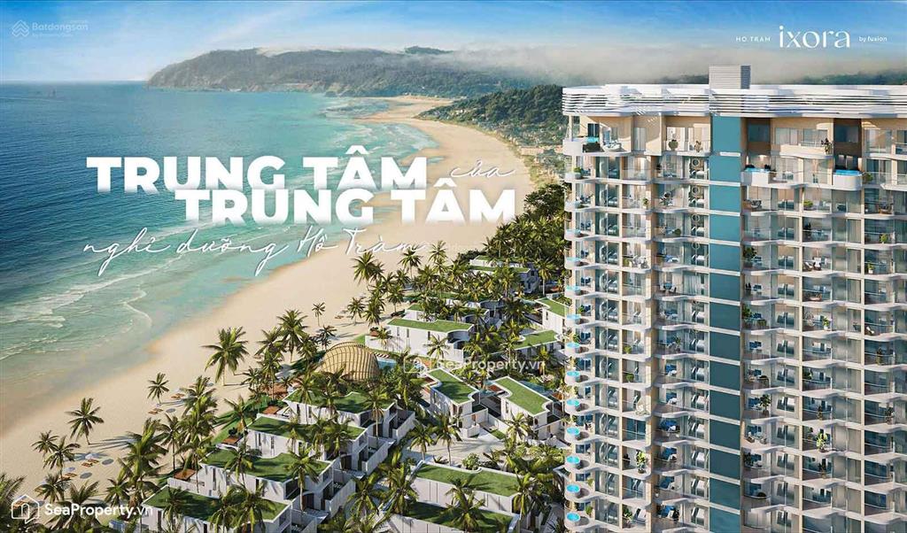 Căn hộ ixora hồ tràm by fusion 1pn/50m2 giá 3.1 tỷ full nội thất 5* view biển.  0919 733 ***