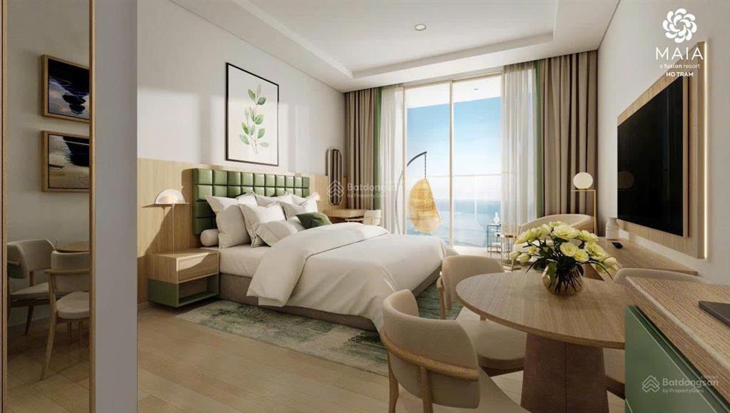 Căn hộ maia resort ho tram by fusion bàn giao full nội thất thanh toán 50% nhận nhà.  0919 733 ***
