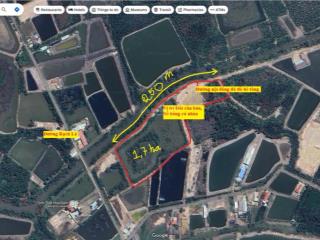 Bán rẻ 1.7ha, đất an thới đông, cần giờ, đường nội đồng rạch lá, giáp sông 250m, giá chỉ 34 tỷ(tl)