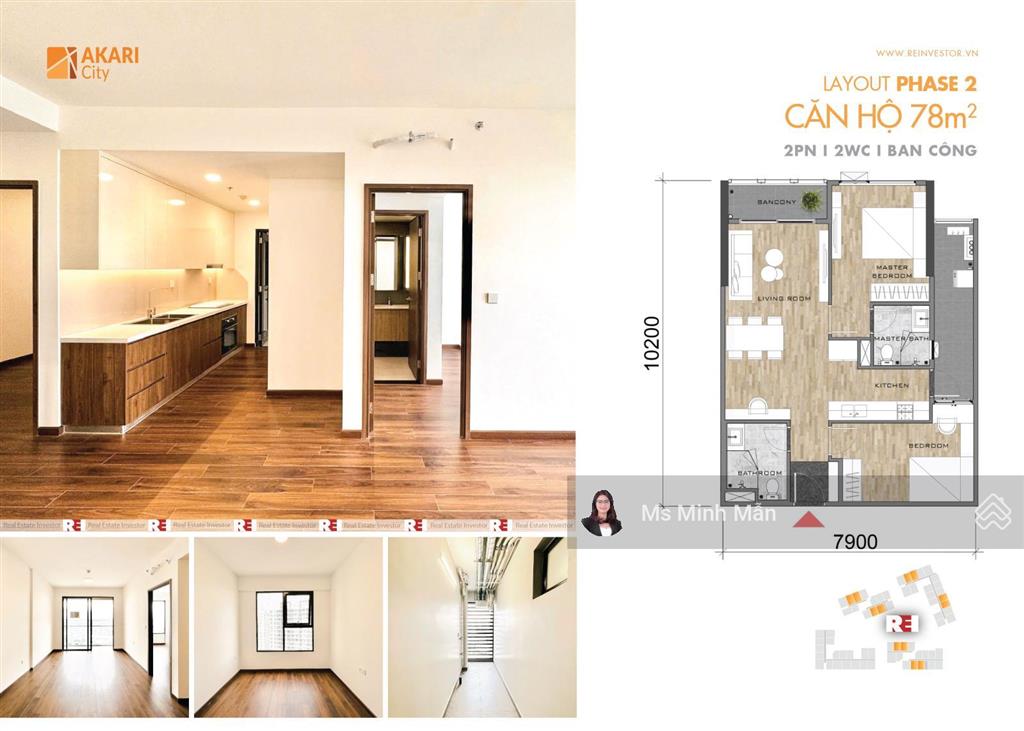 Bán căn hộ akari bình tân, 80m2 2pn view thành phố, sẵn sổ hồng vay ngân hàng 80%, nhận nhà ở ngay