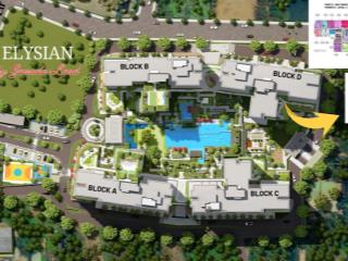 Bán căn studio dự án elysian, mã căn d8.19 giá hđmb 2.609 tỷ chênh 120 triệu bao phí sang tên