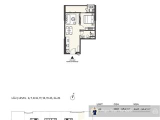 Lumière midtown  duy nhất căn 1pn view trực diện tttm và nhạc nước. báo giá chi tiết  0909 411 ***