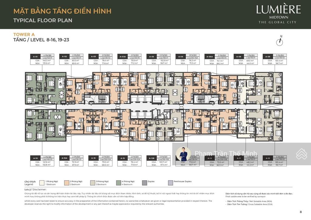 Lumière midtown  duy nhất căn 1pn view trực diện tttm và nhạc nước. báo giá chi tiết  0909 411 ***
