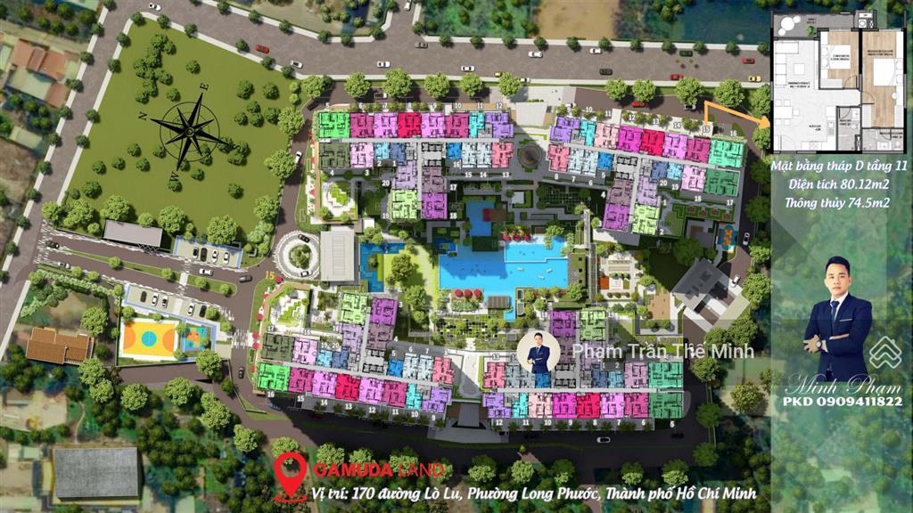 Elysian chuyển nhượng căn 2pn diện tích 80.12m2, balcony có lanai. giá hđmb 5.265 tỷ chênh 350tr