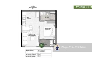 Elysian  chuyển nhượng căn hộ studio 36.88m2 giá hđmb 2.609 tỷ chênh 150 triệu bao phí sang tên