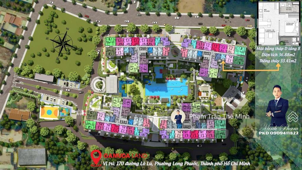 Elysian  chuyển nhượng căn hộ studio 36.88m2 giá hđmb 2.609 tỷ chênh 150 triệu bao phí sang tên