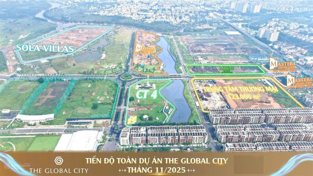 Mở bán căn đẹp nhất dự án global city view kênh đào, view sông