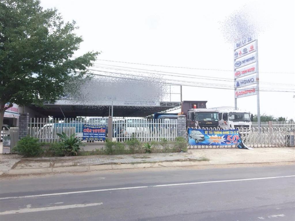 Bán 3600m2 đất mặt tiền quốc lộ 1a, đang làm cửa hàng xe ô tô, tp. phan rang tháp chàm