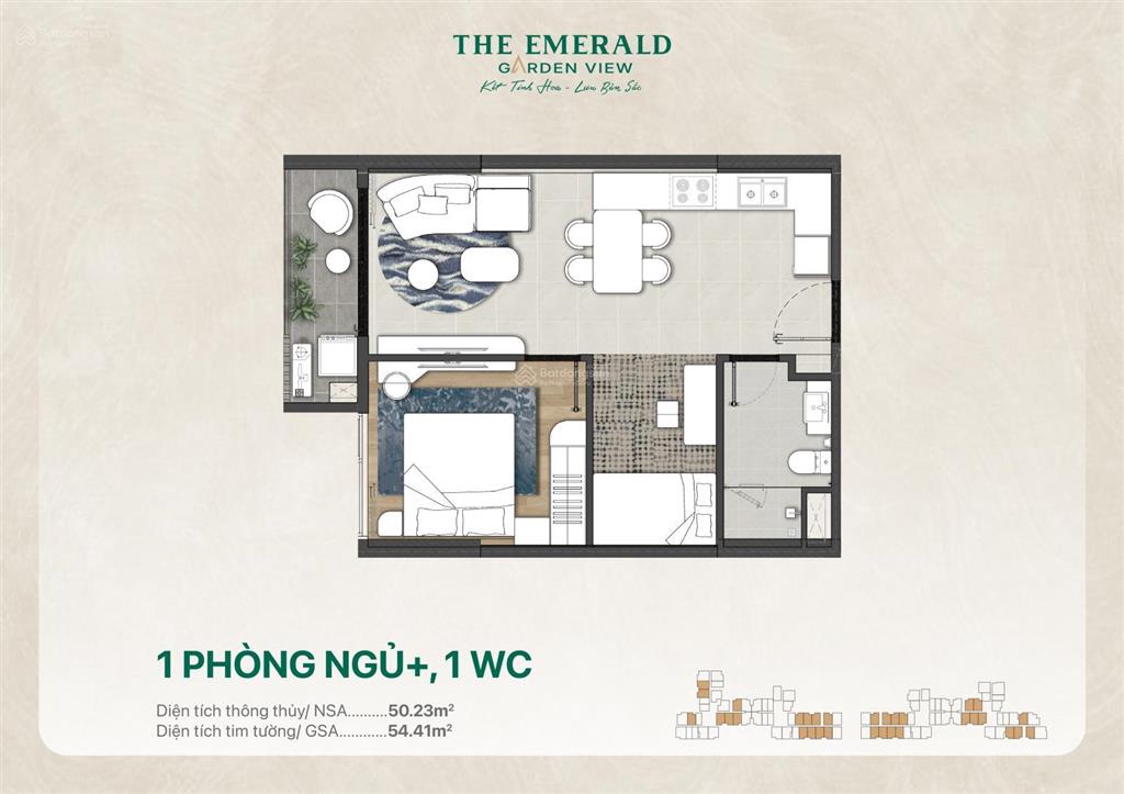 Căn hộ the emerald garden view thuận an  80% căn hộ giá dưới 35 triệu/m2 góp chỉ 0,5%/tháng
