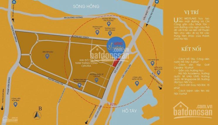 Shophouse udic westlake võ chí công, đã có sổ, sở hữu lâu dài, giá đầu tư