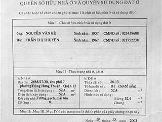 Bán nhà 4,5x13m đường trường chinh q12 rẻ 3,5 tỷ