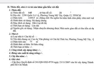 Cần bán gấp góc chung cư thái an  quận 12, shr 75m2, 2,15 tỷ