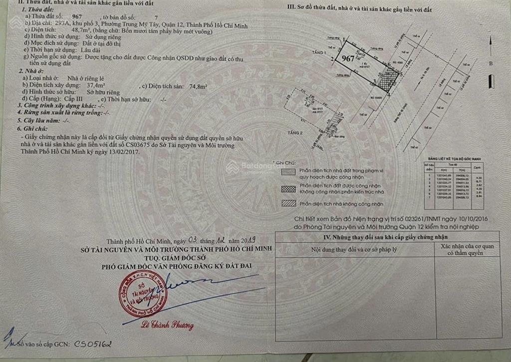 Bán nhà 1 lầu 4,2x12m mặt tiền nguyễn thành vĩnh tmt05 (cũ) q12 rẻ 5,39 tỷ vị trí siêu đẹp