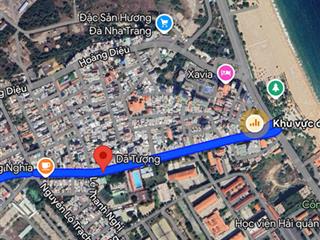 Bán căn góc 2 mặt tiền đường dã tượng ngang 7m dài 20,5m cách biển chỉ 300m. giá chỉ 165 tr/m²