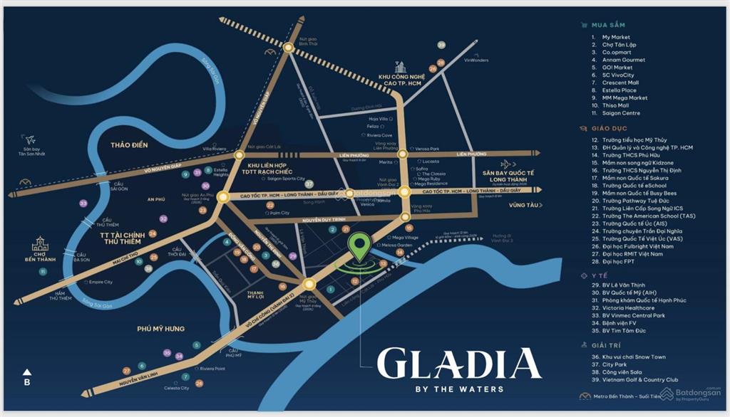 Bán np  bt gladia của cđt khang điền & keppel được ck lên tới 12%