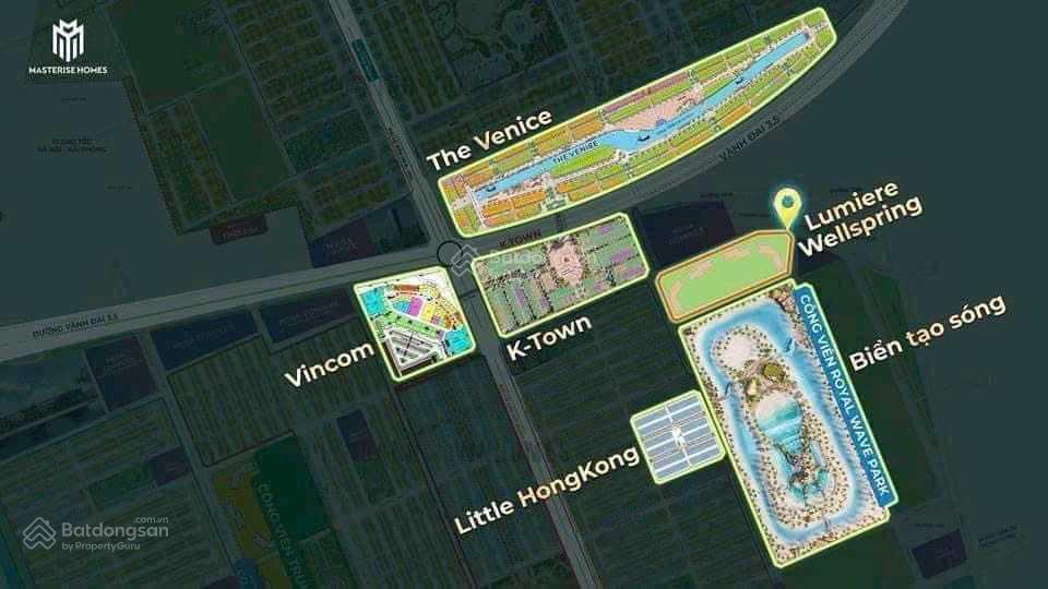 Mở bán chung cư masterise lumière spring bay giá chỉ gần 2,7tỷ view biển hồ vinhomes ocean park 2
