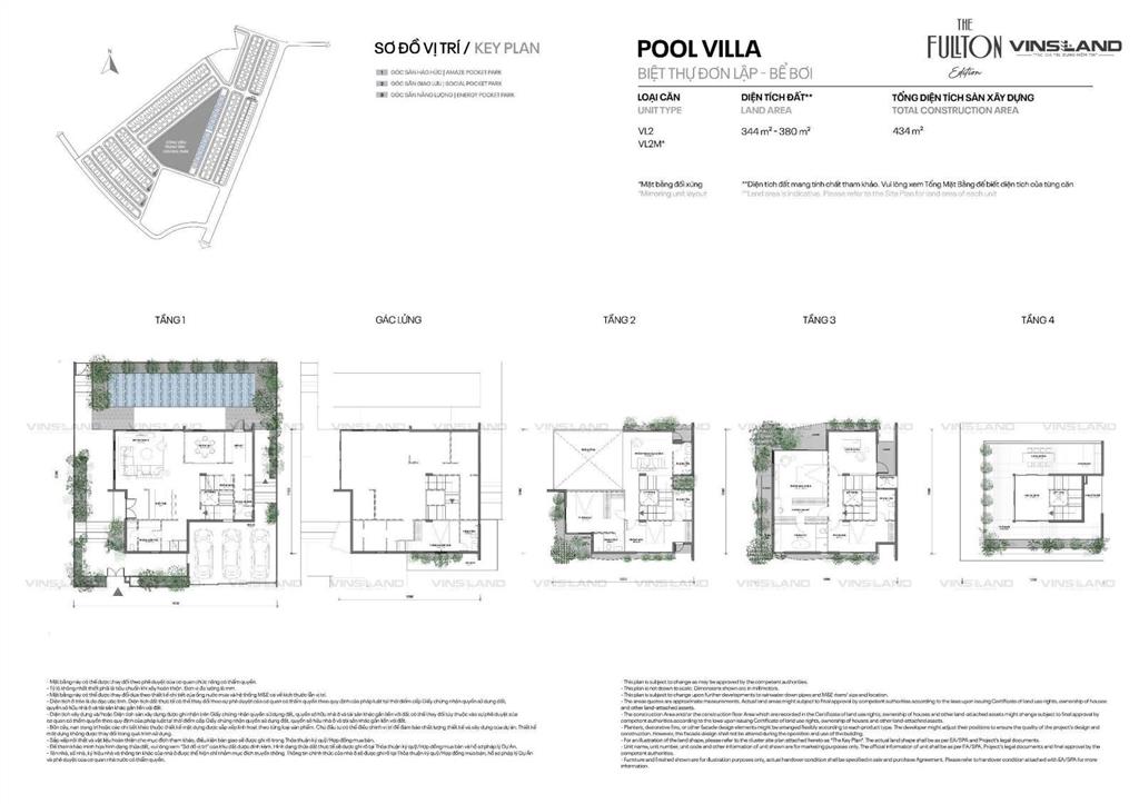 1 suất ngoại giao duy nhất pool villa góc vip view bể bơi, công viên giá tốt nhất the fullton d'cap