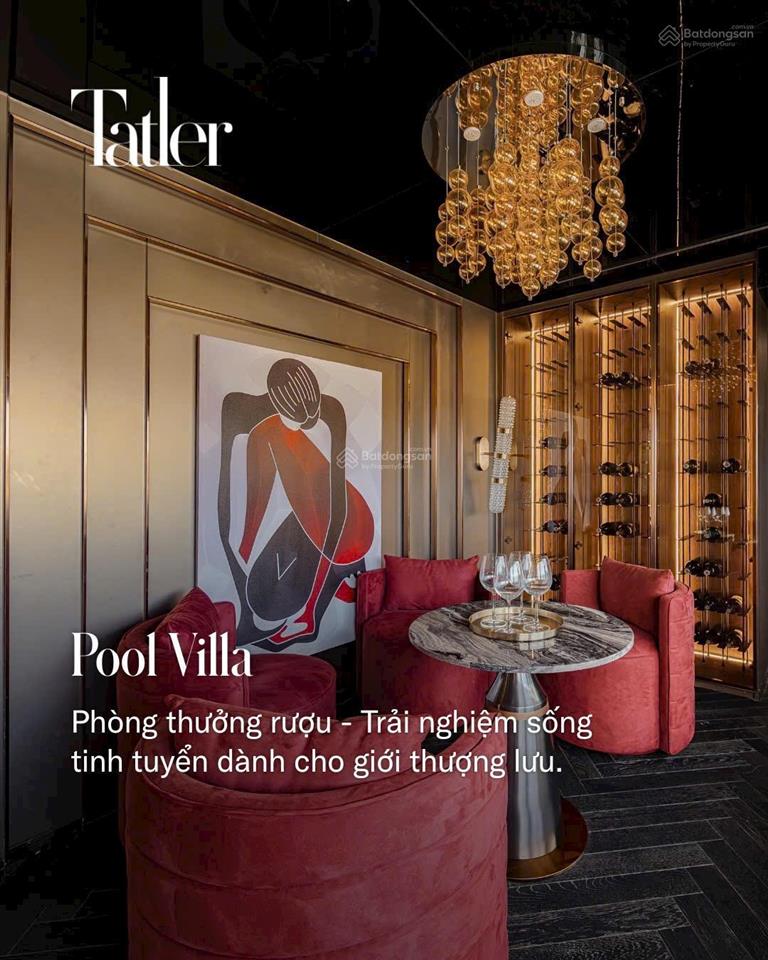 1 suất ngoại giao duy nhất pool villa góc vip view bể bơi, công viên giá tốt nhất the fullton d'cap