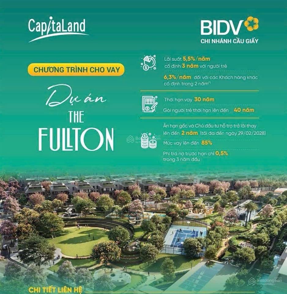 1 suất ngoại giao duy nhất pool villa góc vip view bể bơi, công viên giá tốt nhất the fullton d'cap
