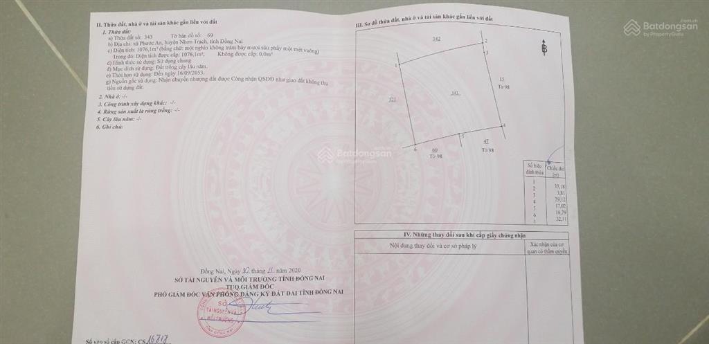 Bán đất ngay trung tâm xã phước an, cách đường hùng vương 100m
