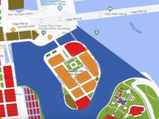 Bán lô đất mặt tiền khu compound đảo xanh, quận hải châu.