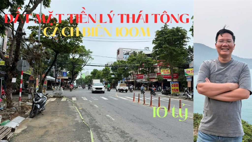 Đất mặt tiền lý thái tông gần biển, kinh doanh sầm uất