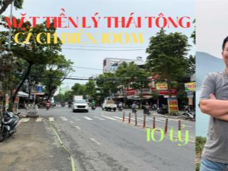 Đất mặt tiền lý thái tông  gần biển, kinh doanh sầm uất