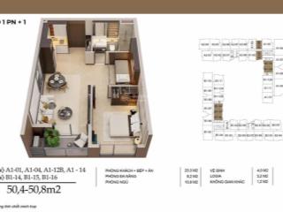 Bán căn 1pn 57m2 nhỏ xinh, view trọn vườn nhiệt đới. tầng đẹp. full ưu đãi.  0969 792 ***