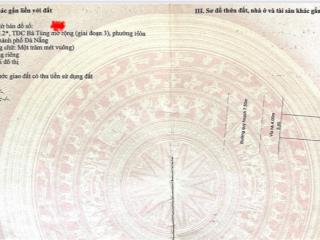 Bán đất bá tùng giai đoạn 3(khái tây) đường 7,5m lề 3m.100m2/3,3 tỷ