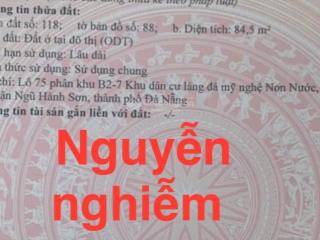 2 lô đường nguyễn nghiễm,hòa hải ,169m2,h đông,giá7,25 tỷ
