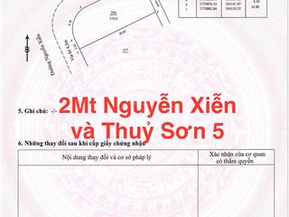 Đất 2mt nguyễn xiển, khuê mỹ, nhsơn, đ nẵng, 170m2/giá 13,5 tỷ