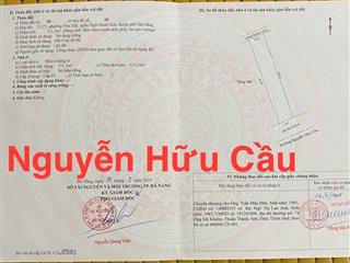 Bán Đất đường Nguyễn Hữu Cầu, 111m2,H:Nam,giá:5,5 ty