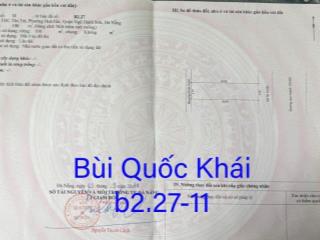 Bán Đất đường Bùi Quốc Khái, 100m2,H:Đông,giá:5,2 ty