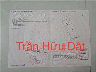 Bán Đất đường Trần Hữu Dật, 90m2,H:Bắc,giá:7.5 ty